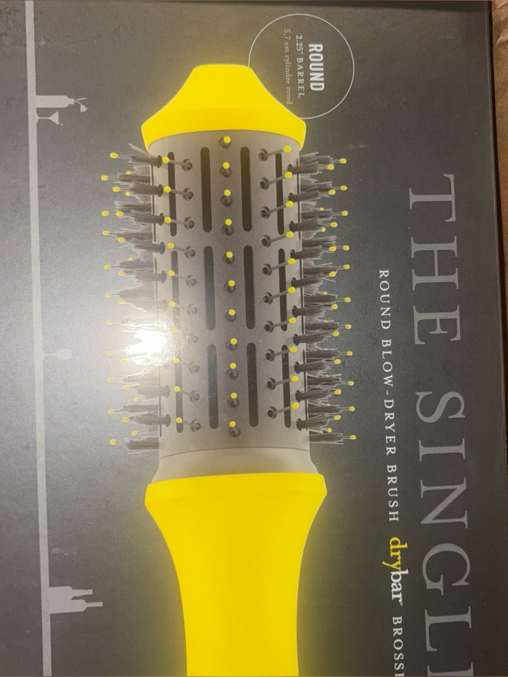 Drybar Single Shot Round Blow-Dryer Brush in Bright Yellow - Picture 2 of 12